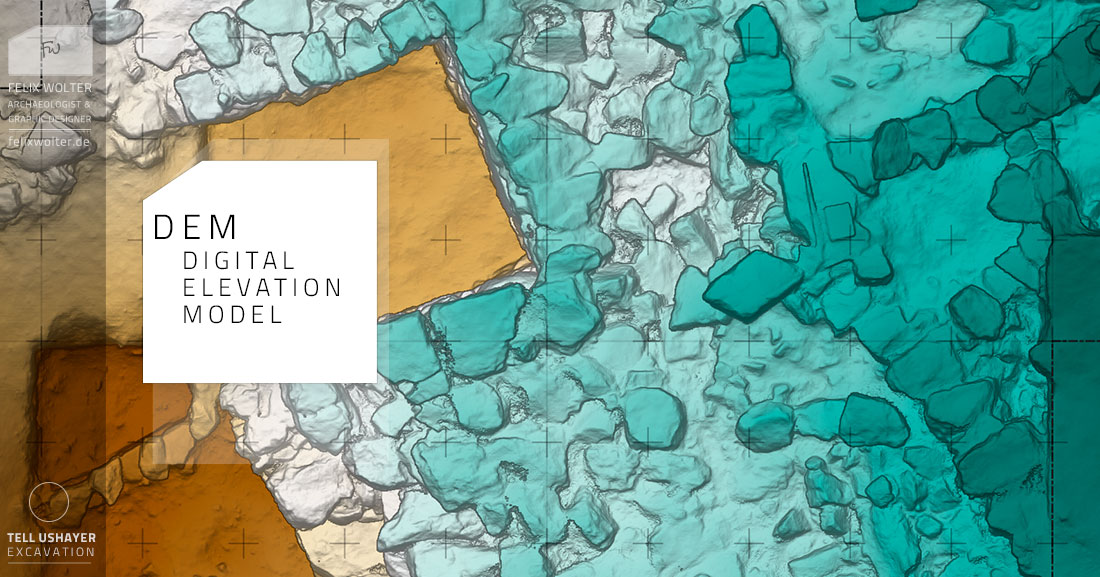 Ushayer Digital Elevation Model | All rights reserved: Tell Ushayer Project 2021